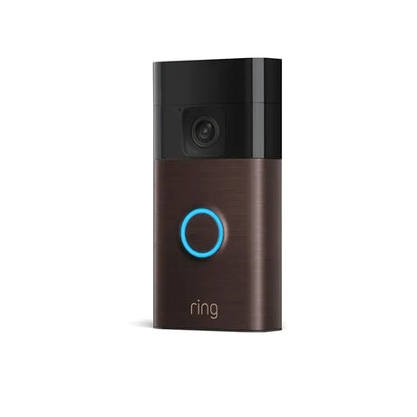 Ring - Smart Wifi Video Doorbell, Battery-Powered, Venetian Bronze (New)