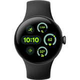 Google Pixel Watch 3 Smart Watch (GPS + Cellular) 41mm Matte Black with Obsidian Band (New)