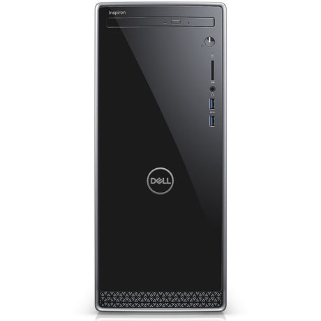 Dell Inspiron 3670 Tower (12GB, 256GB SSD, i5-9400 2.90GHz) Win11H, Black (Refurbished - Fair)