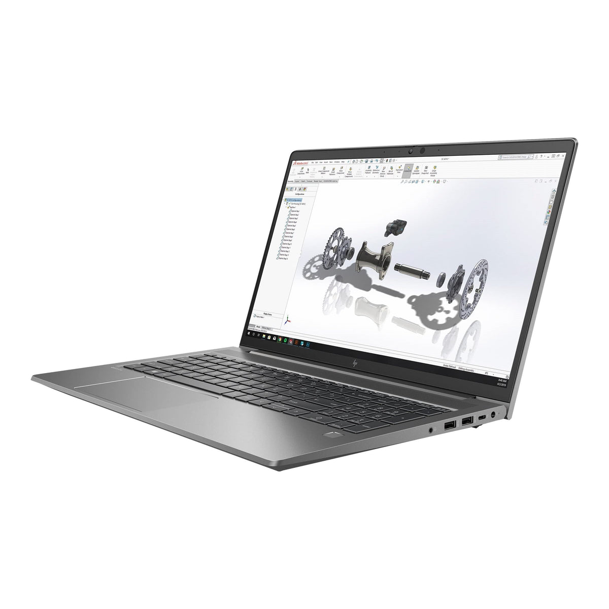 HP Zbook Power G8 15.6" 32GB 512GB SSD Core™ i5-11500H 2.9GHz WIN11P, Natural Silver (Refurbished - Fair)