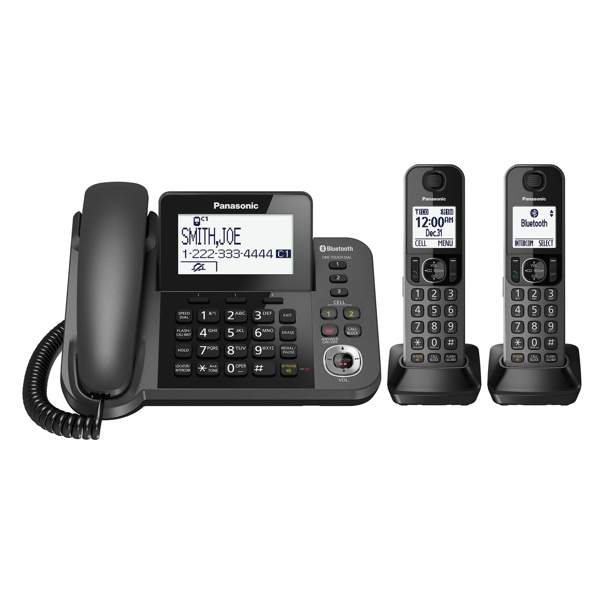 Panasonic Panasonic - KX-TGF352N DECT 6.0 Expandable Cordless Phone System (New)