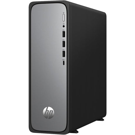 HP Slimline S03-0034 (8GB, 256GB SSD, i3-13100 4.5GHz) Win11P, Meteor Silver (Refurbished - Excellent)