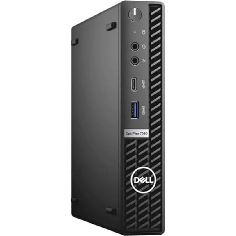 Dell Optiplex 7080 MicroTower 16GB 256GB SSD Core™ i5-10500T 2.30GHz WIN11P, Black (Refurbished - Very Good)