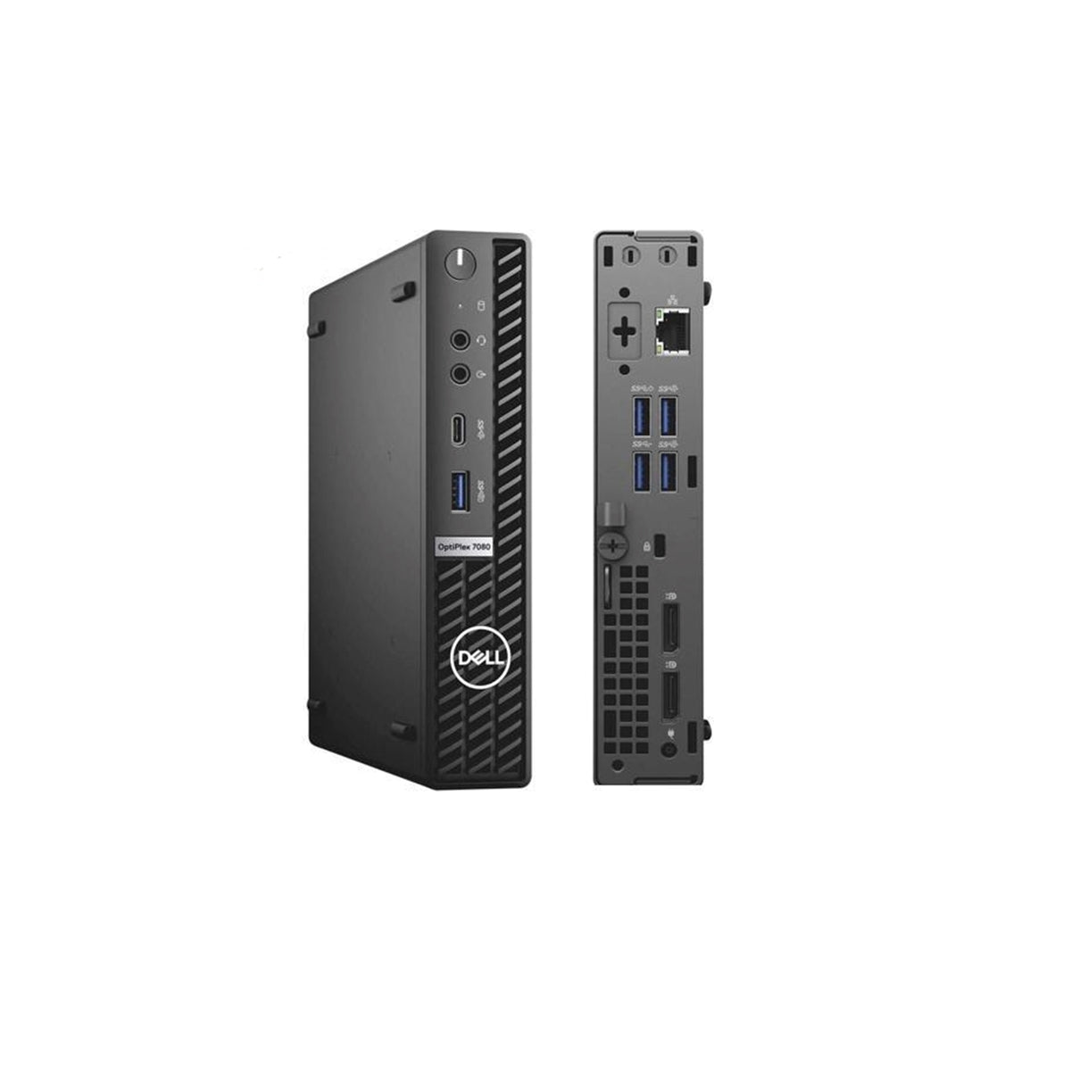 Dell Optiplex 7080 MicroTower 16GB 256GB SSD Core™ i5-10600 3.3GHz WIN11P, BLACK (Refurbished - Excellent)