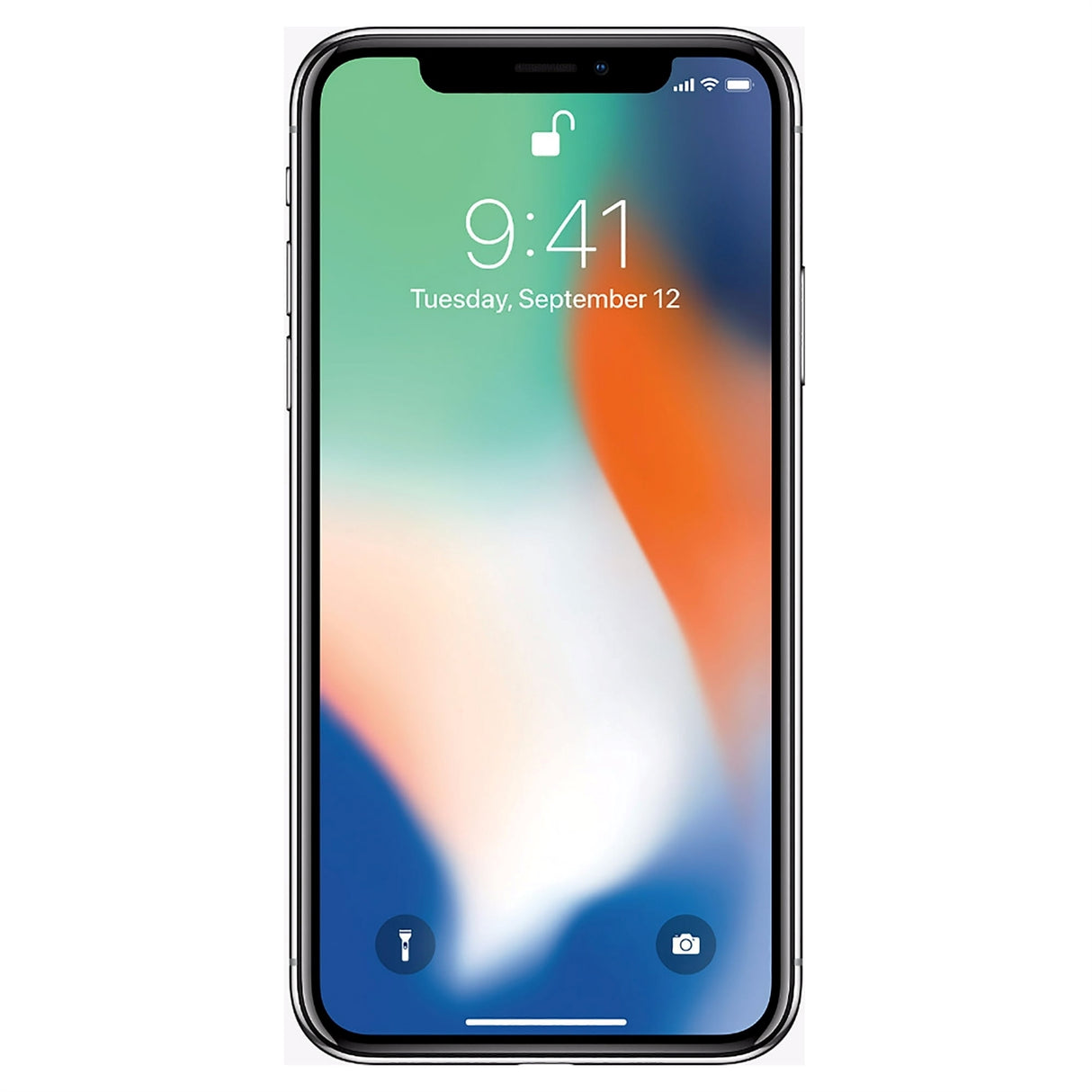 Apple iPhone X 64GB 5.8" 4G LTE Unlocked, Silver (Refurbished - Very Good)