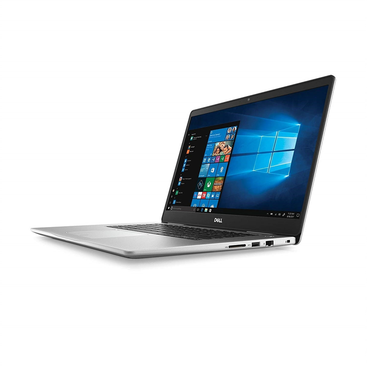 Dell Inspiron 7570 15.6" 16GB 512GB+512GB SSD Core™ i7-8565U 1.8GHz WIN11H, Silver (Refurbished - Fair)