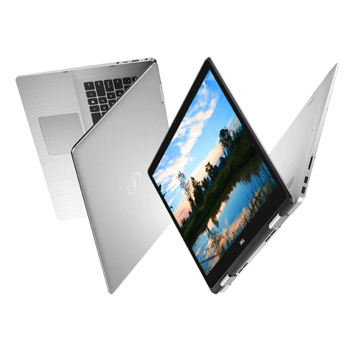 Dell Inspiron 7786 17.3" Touch 16GB 256GB SSD Intel Core i7-8565U X4 4.6GHz WIN11H, Silver (Refurbished - Fair)