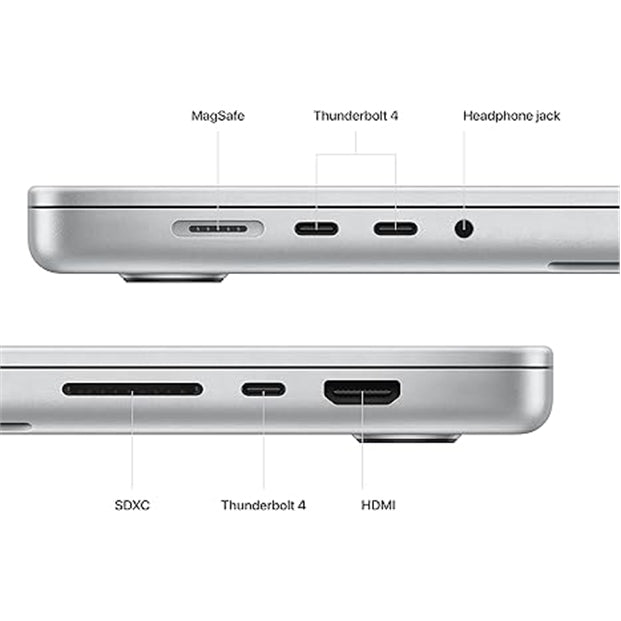 2023 Apple MacBook Pro (16", 16GB, 512GB SSD, Apple M2 Pro 3.3GHz) MacOS, Silver (Refurbished - Fair)