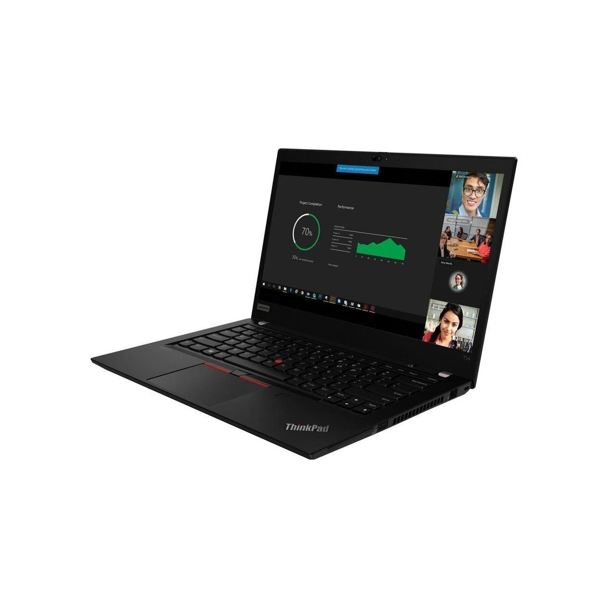 Lenovo ThinkPad T14 Gen 2 14" 16GB 512GB SSD Intel Core™ i5-1145G7 2.4GHz WIN11P, Black (Refurbished - Very Good)