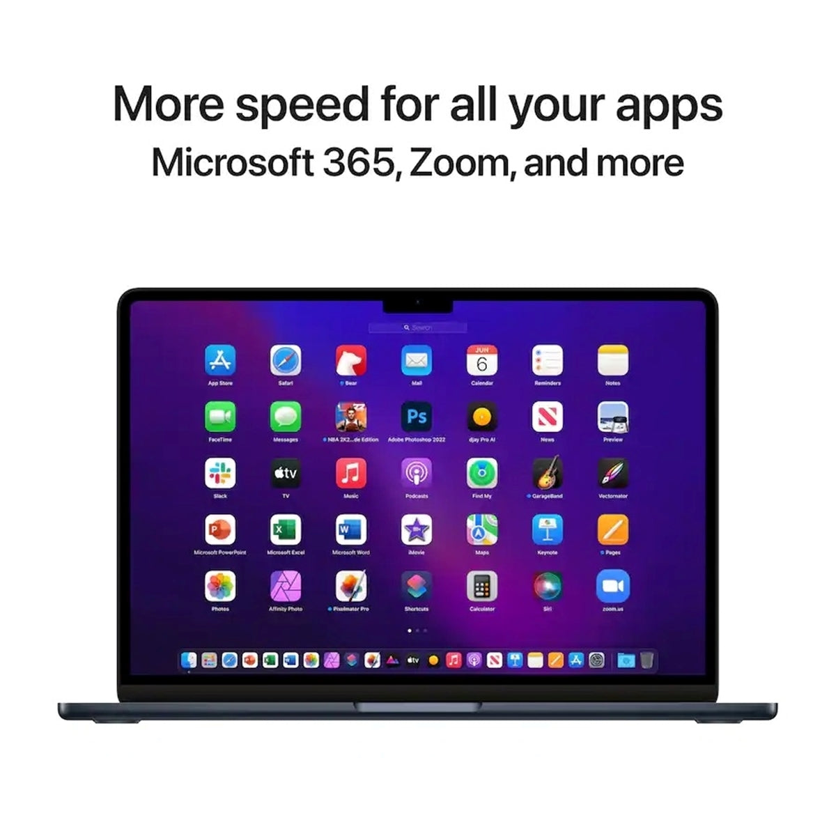 2022 Apple MacBook Air (13", 8GB, 256GB SSD, Apple M2 3.49GHz) MacOS, Space Gray (Refurbished - Excellent)