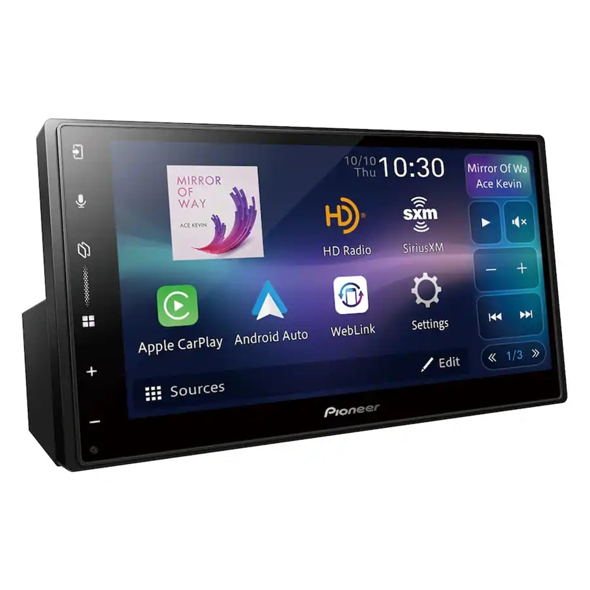 Pioneer - 6.8" Digital Media (DM) Receiver Maestro Compatible HD Radio - Black (Refurbished - Excellent)