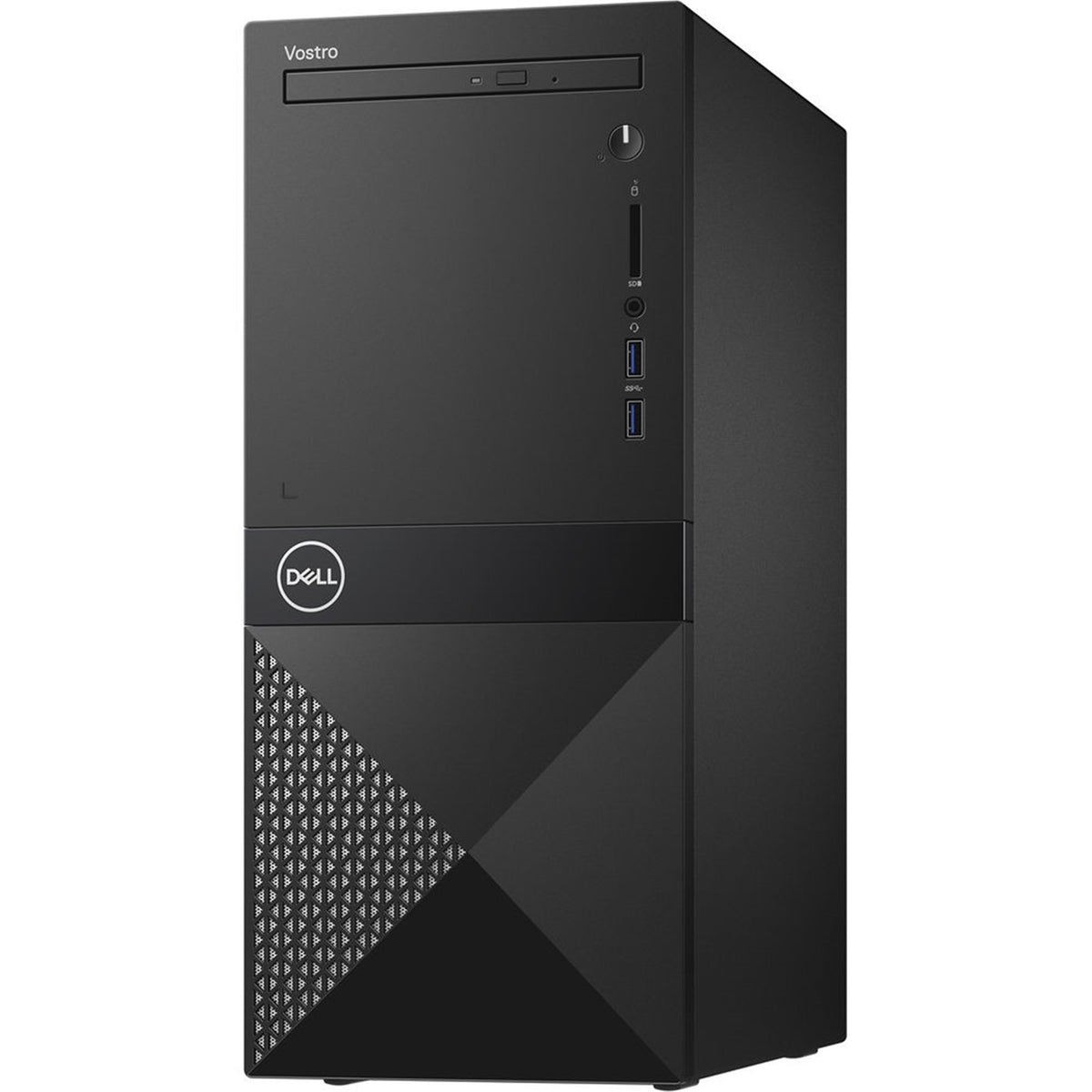 Dell Vostro 3670 Tower (8GB, 256GB SSD, i5-8400) Win11P, Black (Refurbished - Fair)
