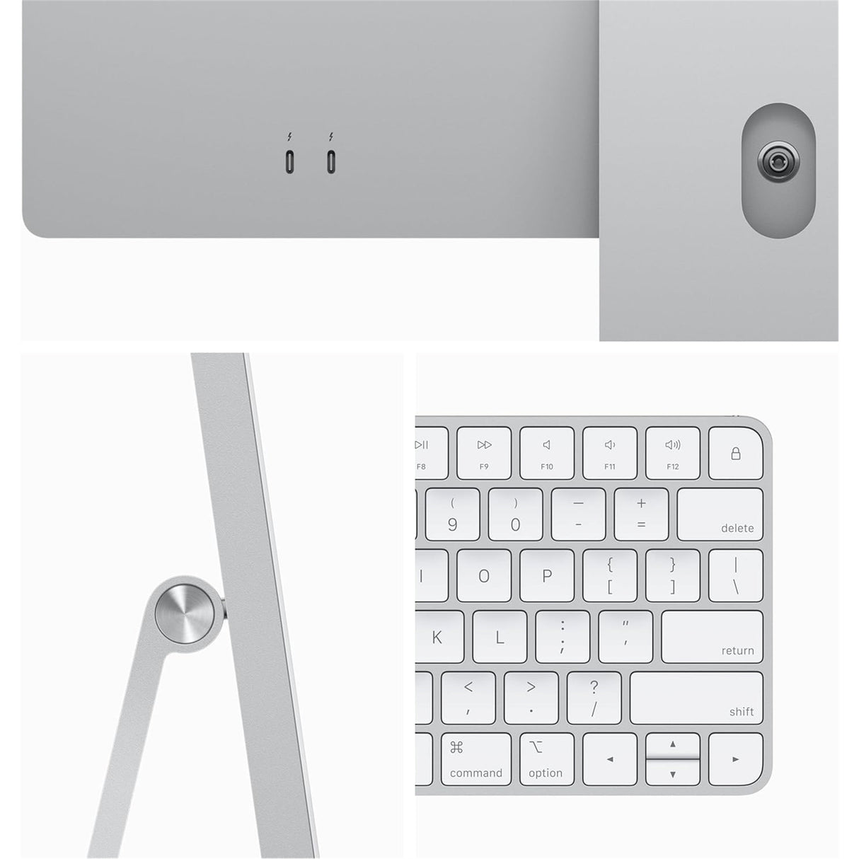 Apple iMac A2873 24" 8GB 512GB SSD Apple M3 2.66GHz, Silver (Refurbished - Excellent)
