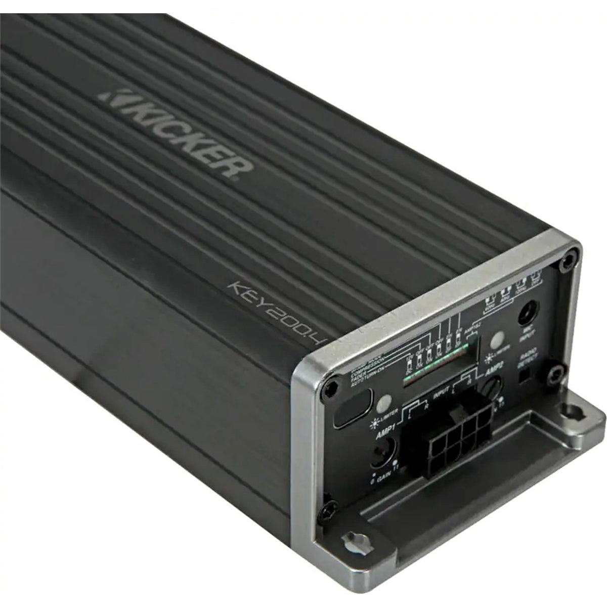 KICKER - KEY 200W Multichannel Amplifier with High-Pass Crossover - Black (New)