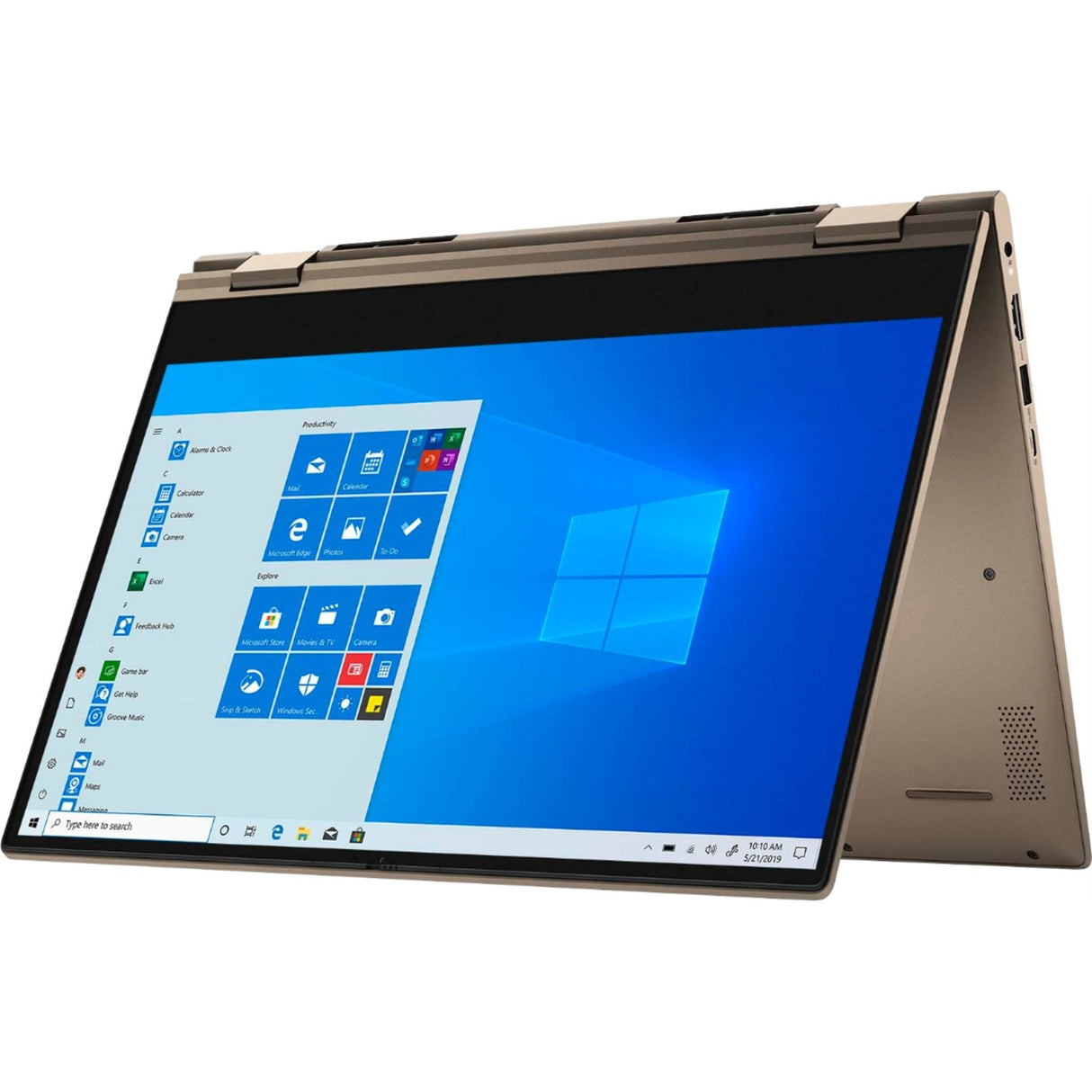 Dell Inspiron 14-7405 14" Touch 16GB 512GB SSD AMD Ryzen™ 7 4700U 3.1GHz WIN11H, Bronze (Refurbished - Very Good)
