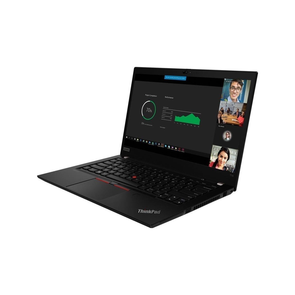 Lenovo ThinkPad T14 Gen 1 14" Touch 48GB 256GB SSD Intel Core™ i7-10610U 1.8GHz Win11P, Black (Refurbished - Fair)