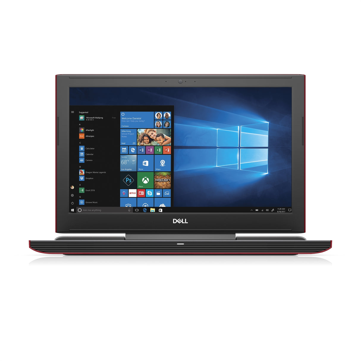Dell G5 5587 15.6" 16GB 256GB SSD Core™ i7-8750H 2.2GHz WIN11P, Red (Refurbished - Fair)