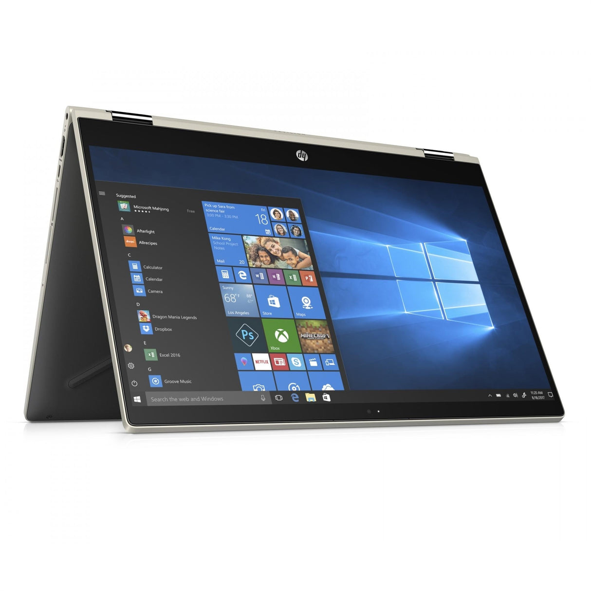 HP Pavilion x360 15-CR0053WM 15.6" Touch 16GB 512GB Intel Core i5-8250U Win11H, Black/Silver (Refurbished - Fair)