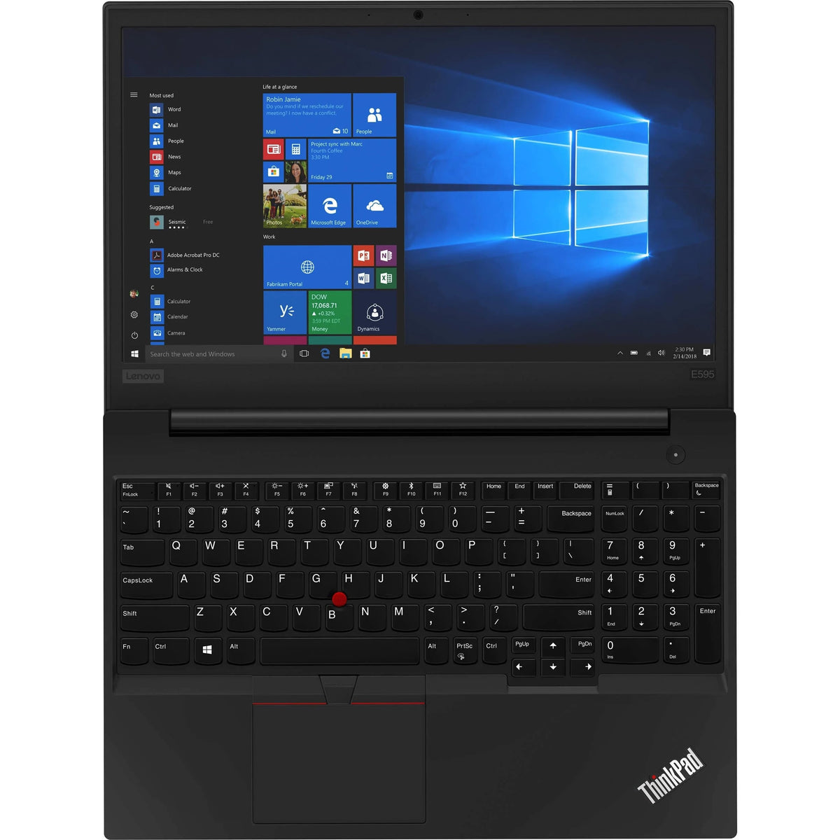 Lenovo ThinkPad E495 14" 16GB 512GB SSD AMD Ryzen™ 7 3700U 2.3GHz WIN11P, Black (Refurbished - Excellent)