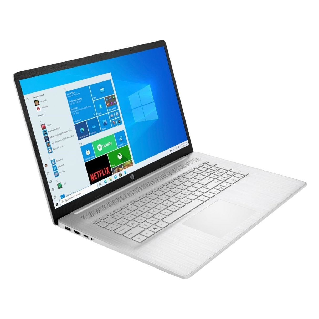 HP 17-CN0033DX 17.3" 16GB 256GB SSD Core™ i5-1135G7 2.4GHz Win11H, Natural Silver (Refurbished - Fair)