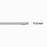 Apple MacBook Air (15-inch, M2, 2023) 15.3" 8GB 512GB SSD Apple M3 4.00GHz macOS, SILVER (Refurbished - Fair)