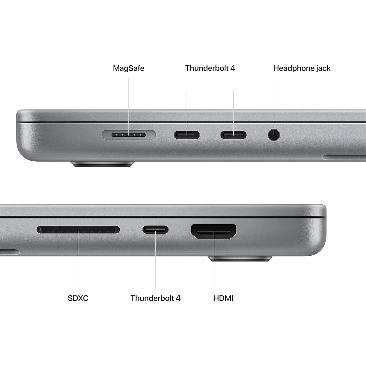 Apple MacBook Pro (16-inch, M2 Pro, 2023) 16.2" 16GB 512GB SSD Apple M2 Pro 3.49GHz, Space Gray (Refurbished - Very Good)