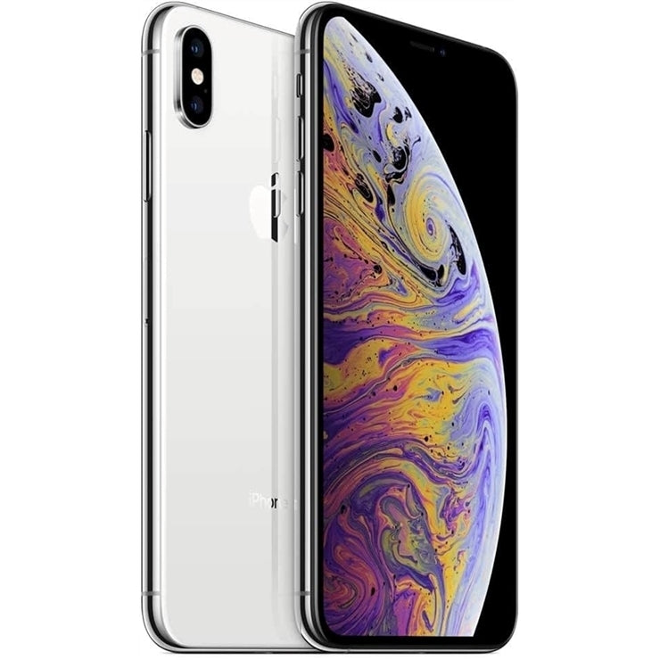 Apple iPhone XS Max 256GB 6.5" 4G LTE Unlocked, Silver (Refurbished - Very Good)