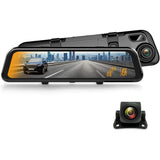 Rexing M2 Smart BSD ADAS Dual Mirror Dash Cam 1080p (Front+Rear) with GPS (New)