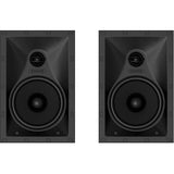 Sonos - Architectural 6-1/2" Passive 2-Way In-Wall Speakers (Pair) - White (New, Open Box)