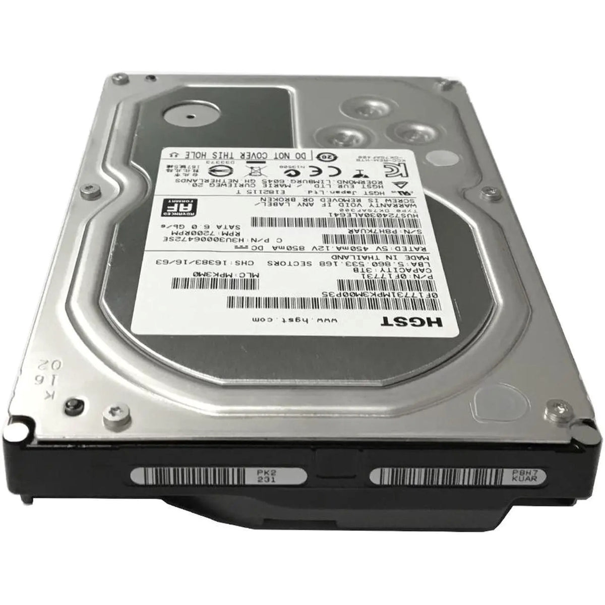 HGST Ultrastar 7K4000 - 3TB, 7200RPM, SATA 3.5" Enterprise Hard Drive (Refurbished - Very Good)