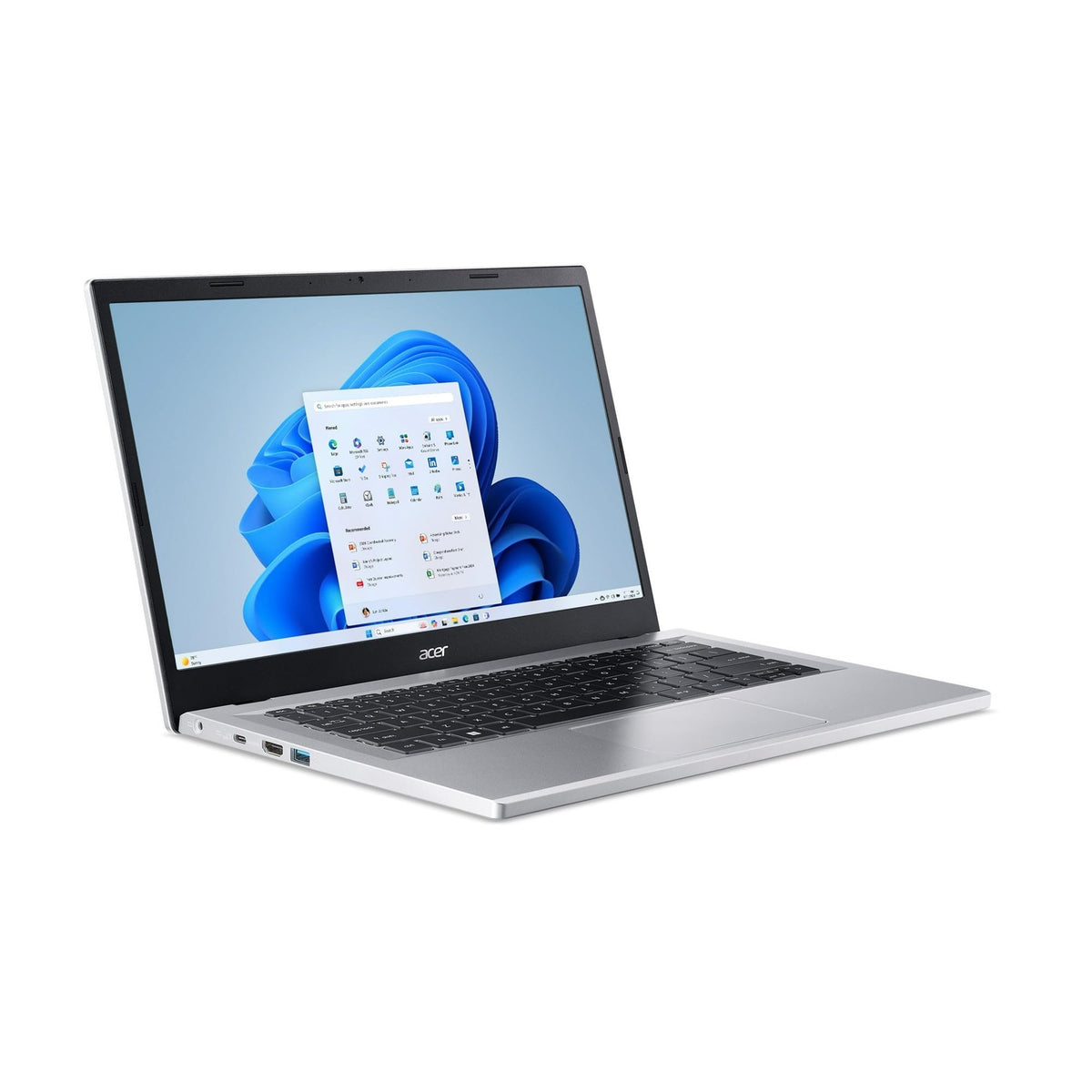 Acer Aspire 3 14" 14" 8GB 128GB SSD Core™ i3-1215U 1.2GHz WIN11H, Pure Silver (Refurbished - Excellent)