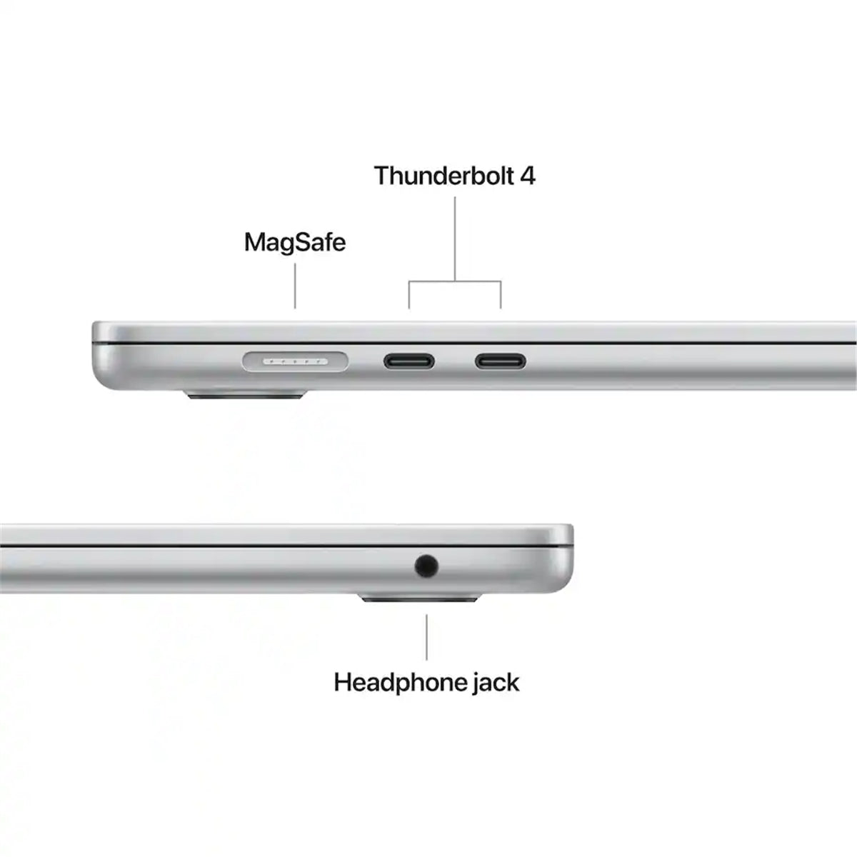 Apple MacBook Air (15-inch, M4, 2025) 15.3" 16GB 256GB SSD Apple M4 4.4GHz macOS, Silver (Certified Refurbished)