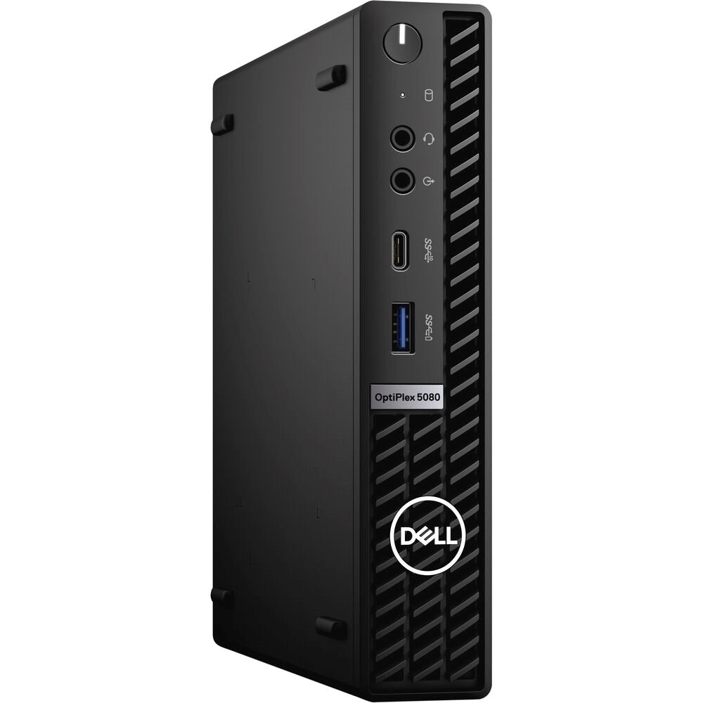 Dell Optiplex 5080 MicroTower 16GB 256GB SSD Core™ i5-10500 3.1GHz WIN11P, Black (Refurbished - Fair)
