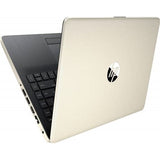 HP 14-CF0013DX 14" 16GB 256GB Core™ i3-8130U 2.2GHz WIN11H, Pale Gold (Refurbished - Fair)