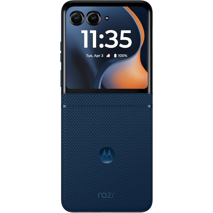 Motorola Razr 2025 256GB 6.9" 5G Unlocked, Pantone Gibraltar Sea (Refurbished - Premium)