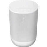 Sonos - Move 2 45W  24HR Portable Stereo Bluetooth/WiFi Speaker, White (Refurbished - Very Good)