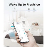 Ecozy EZN280BS 33-Lb. Smart Countertop Nugget Ice Maker, Stainless Steel (New)