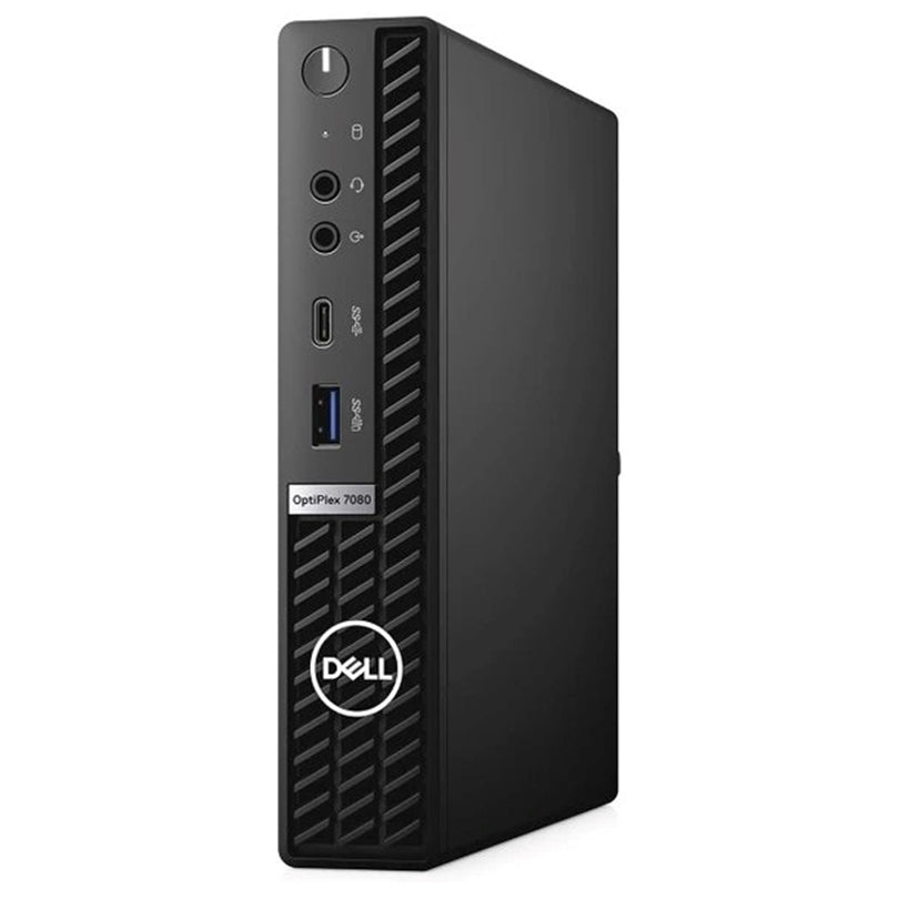 Dell Optiplex 7080 MicroTower 8GB 512GB SSD Core™ i5-10500 3.1GHz WIN11P, BLACK (Refurbished - Fair)