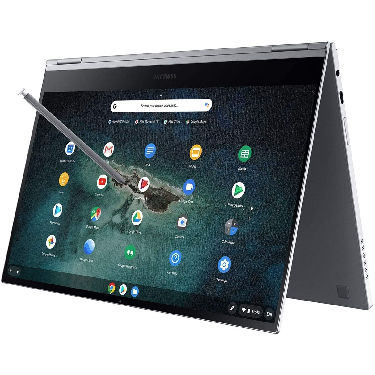 Samsung Galaxy Chromebook 13.3" 8GB 256GB SSD Core™ i5-10210U 1.6GHz ChromeOS, Mercury Gray (Refurbished - Fair)