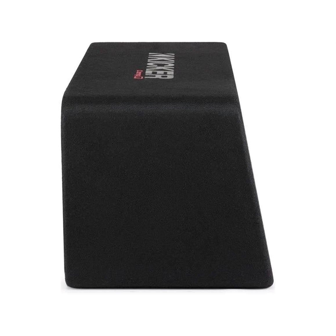 KICKER - CompR Dual 12" Dual-Voice-Coil 2-Ohm Subwoofers with Enclosure - Black (New)
