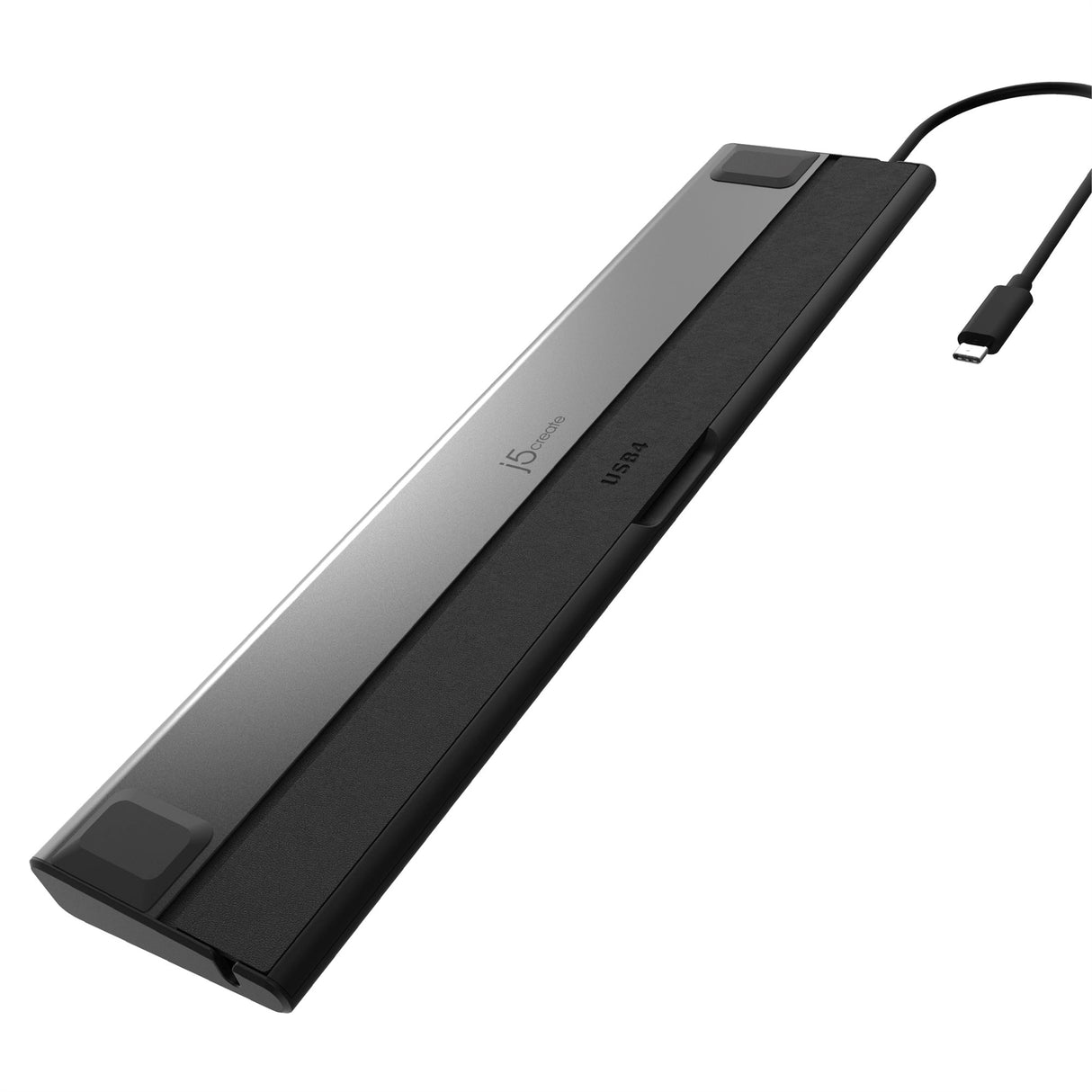 j5create JCD554 USB4 Triple 4K Docking Station, Space Gray & Black (New)