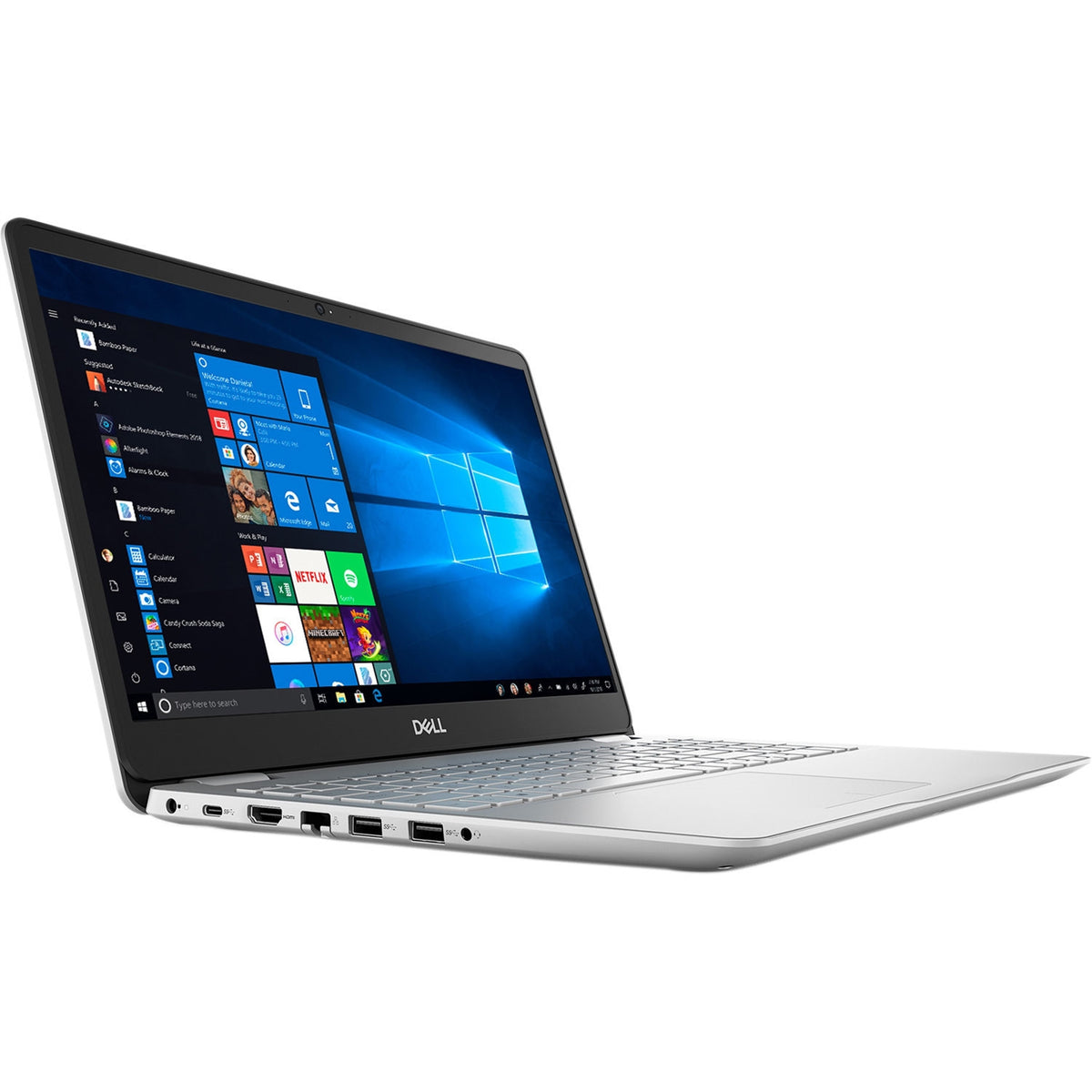 Dell Inspiron 5594 15.6" Touch 8GB 256GB SSD Intel Core I7-10510U X4 1.8GHz Win11P, Silver (Refurbished - Fair)