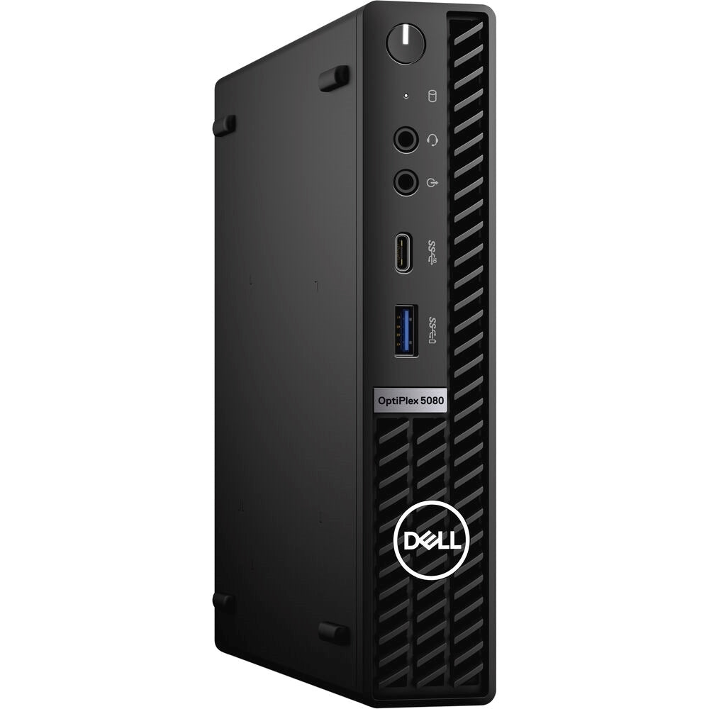 Dell Optiplex 5080 MicroTower (8GB, 256GB SSD, i5-10500T 2.3GHz) Win11P, Black (Refurbished - Fair)