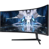 Samsung - Odyssey 49” 1000R Curved Dual QHD FreeSync & G-Sync Gaming Monitor - Black (Refurbished - Excellent)