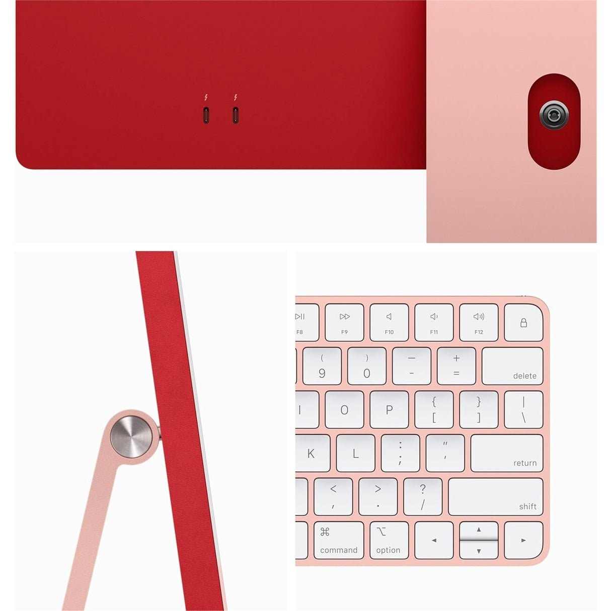 2023 Apple iMac 24", 8GB RAM 256GB SSD, Apple M3 2.66GHz, Pink (Refurbished - Excellent)