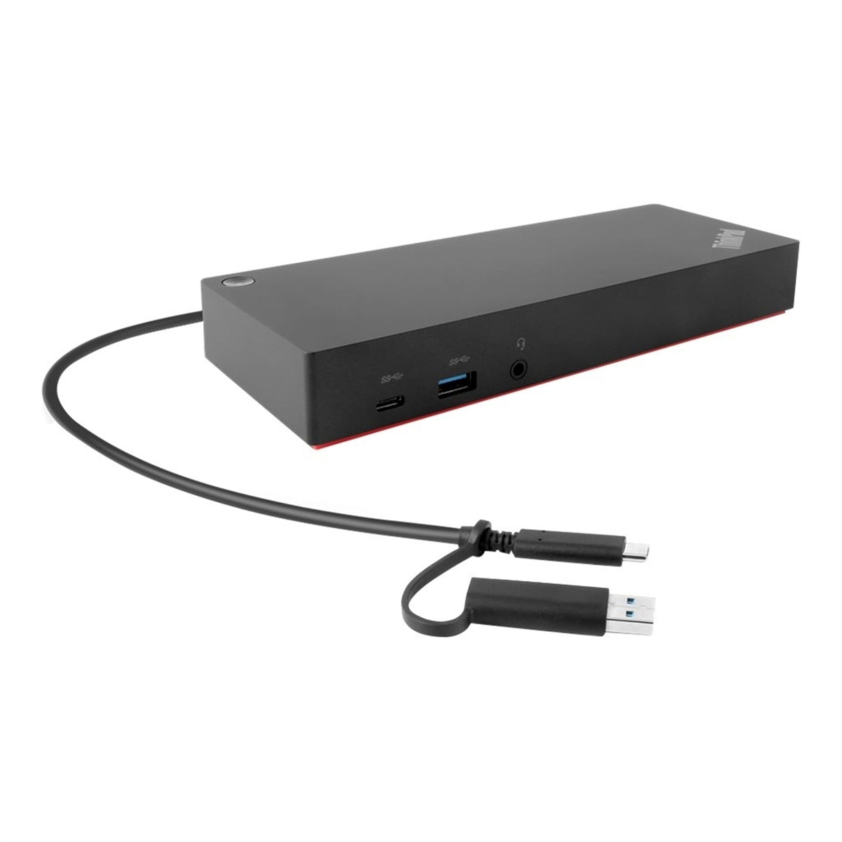 Lenovo ThinkPad Hybrid USB-C with USB-A Docking Station, Black (Refurbished - Very Good)