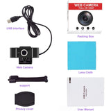 INMISS B083SK57R3 2MP 1080P Webcam, Black (New)