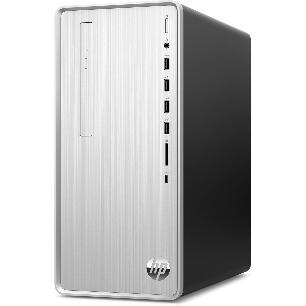 HP Pavilion TP01-2256 Tower (8GB, 256GB SSD, i7-11700) Win11P, Natural Silver (Refurbished - Fair)