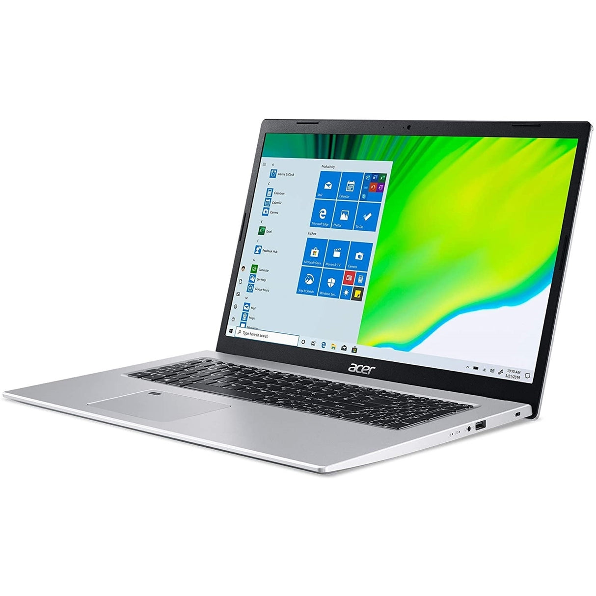 Acer Aspire 5 A517-52 17.3" 12GB 512GB SSD Core™ i5-1135G7 2.4GHz WIN11H, Pure Silver (Refurbished - Fair)