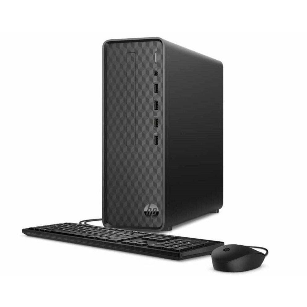 HP Slimline S01 S01-PF2033W (8GB, 256GB SSD, i3-12100 3.3GHz) Win11H, Black (Refurbished - Fair)